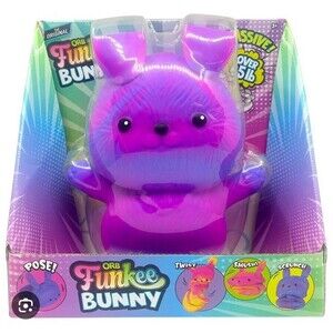 Needoh LOVERS 🩷Huge squishy ORB Funkee Bunny / Bear 4.5 lbs RARE FIND!!